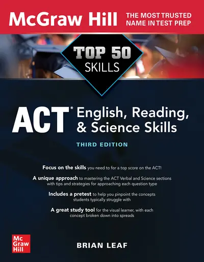 Top 50 ACT English, Reading, and Science Skills, Third Edition Top 50 ACT English, Reading, and Science Skills, Third Edition