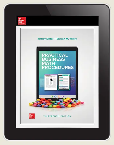 CUS Practical Business Math Procedures 1-year Standalone Connect OSE CUS Practical Business Math Procedures 1-year Standalone Connect OSE