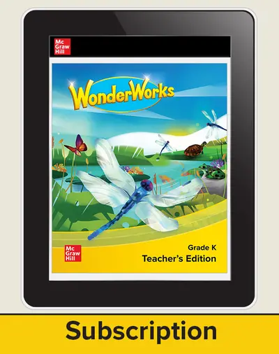 WonderWorks Grade K Teacher Workspace 5 year subscription WonderWorks Grade K Teacher Workspace 5 year subscription