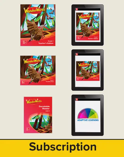 WonderWorks Grade 1 Comprehensive Classroom Package with 4 Year Subscription WonderWorks Grade 1 Comprehensive Classroom Package with 4 Year Subscription