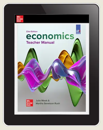McConnell, Economics, AP Ed, 2025, 23e, Online Teacher Edition, 6-year subscription