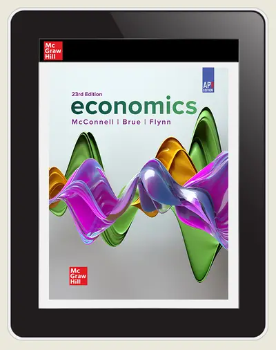 McConnell, Economics, AP Ed, 2025, 23e, Online Student Edition, 1-year subscription