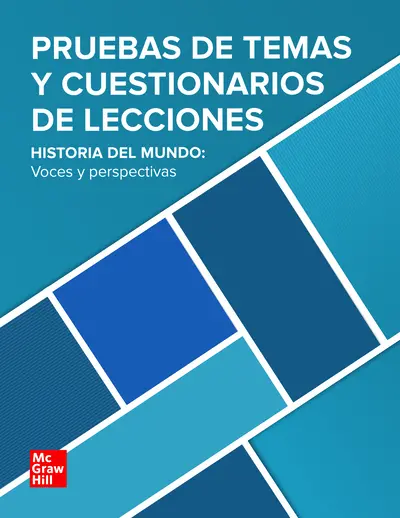 World History: Voices and Perspectives, Spanish Topic Tests and Lesson Quizzes World History: Voices and Perspectives, Spanish Topic Tests and Lesson Quizzes