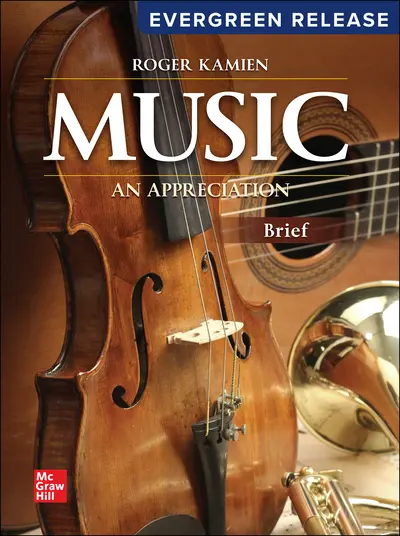 Music: An Appreciation, Brief Edition, 2025 Release, By Roger Kamien