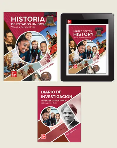 United States History: Voices and Perspectives, Early Years, Spanish Student Bundle Plus Inquiry Journal, 6-year subscription United States History: Voices and Perspectives, Early Years, Spanish Student Bundle Plus Inquiry Journal, 6-year subscription