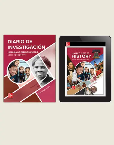 United States History: Voices and Perspectives, Early Years, Spanish Student Inquiry Bundle, 1-year subscription United States History: Voices and Perspectives, Early Years, Spanish Student Inquiry Bundle, 1-year subscription