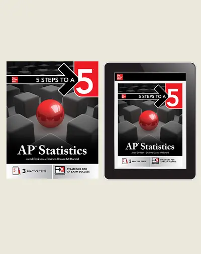 5 Steps to a 5: AP Statistics, Student Bundle, 1 year 5 Steps to a 5: AP Statistics, Student Bundle, 1 year
