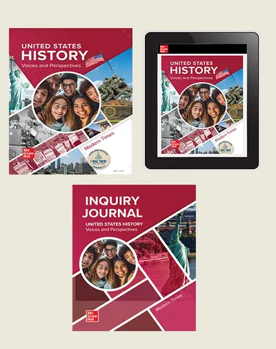 CUS United States History: Voices and Perspectives, Modern Times, Student Bundle Plus Inquiry Journal, 1-year subscription CUS United States History: Voices and Perspectives, Modern Times, Student Bundle Plus Inquiry Journal, 1-year subscription
