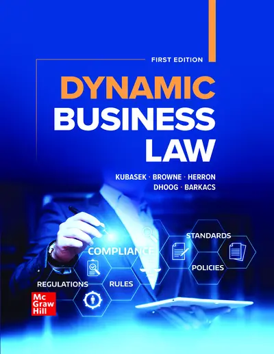 Dynamic Business Law, 1st ed., Student Print Edition Dynamic Business Law, 1st ed., Student Print Edition