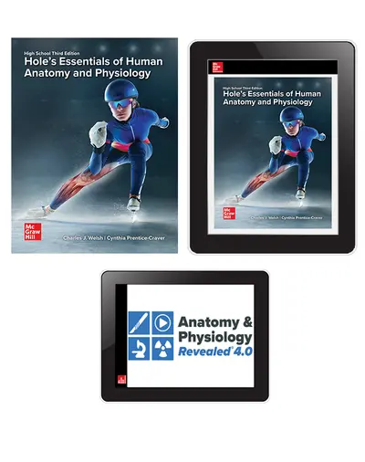 Welsh, Hole's Essentials of Human Anatomy & Physiology, 2026, 3e, Standard Student Bundle w/APR, 6-year subscription