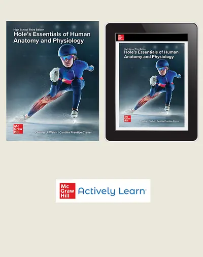 Welsh, Hole's Essentials of Human Anatomy & Physiology, 2026, 3e, Student Bundle w Actively Learn Science, 6-year subscription