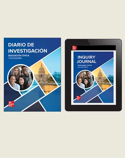 Exploring Civics and Economics, Spanish Student Inquiry Bundle, 6-year subscription Exploring Civics and Economics, Spanish Student Inquiry Bundle, 6-year subscription