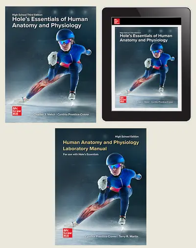 Welsh, Hole's Essentials of Human Anatomy & Physiology, 2026, 3e, Premium Student Bundle, 1-year subscription