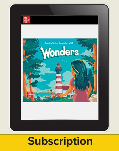 Wonders National Student Workspace 6-Year Subscription G2 Wonders National Student Workspace 6-Year Subscription G2