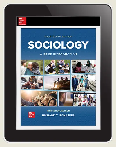 Schaefer, Sociology: A Brief Introduction 14e, 2023, HS Online Student Edition, 1-yr subscription Schaefer, Sociology: A Brief Introduction 14e, 2023, HS Online Student Edition, 1-yr subscription