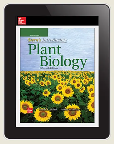 Bidlack, Stern's Introductory Plant Biology, 2022, 15e, Online Teacher Edition, 1-yr subscription Bidlack, Stern's Introductory Plant Biology, 2022, 15e, Online Teacher Edition, 1-yr subscription