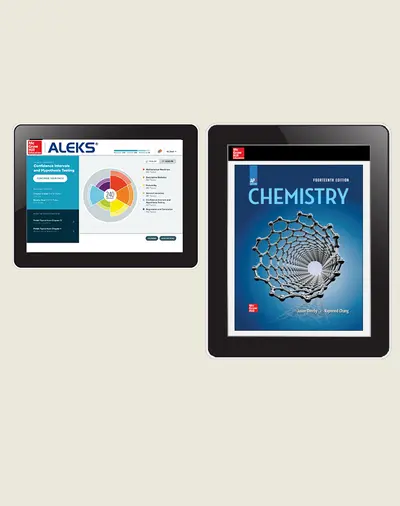 Chang, Chemistry, 2023, 14e, AP Edition, Student Subscription Plus ALEKS via my.MHEducation.com Digital Bundle, 6-year subscription Chang, Chemistry, 2023, 14e, AP Edition, Student Subscription Plus ALEKS via my.MHEducation.com Digital Bundle, 6-year subscription