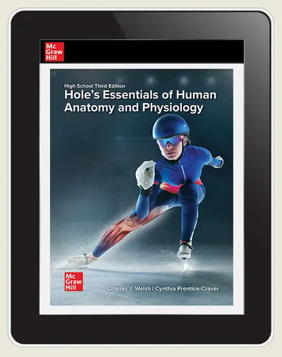 Welsh, Hole's Essentials of Human Anatomy & Physiology 3e (c) 2026 Online Student Edition, 1 yr subscription