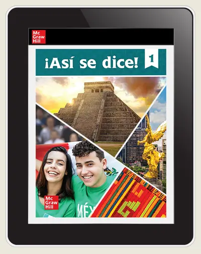 ¡Así se dice! Level 1, Student Digital License, 3-year subscription ¡Así se dice! Level 1, Student Digital License, 3-year subscription