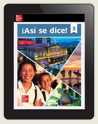 ¡Así se dice! Level 3, Student Digital License, 6-year subscription ¡Así se dice! Level 3, Student Digital License, 6-year subscription