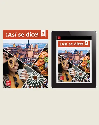 ¡Así se dice! Level 2, Student Print and Digital Bundle, 1-year subscription ¡Así se dice! Level 2, Student Print and Digital Bundle, 1-year subscription
