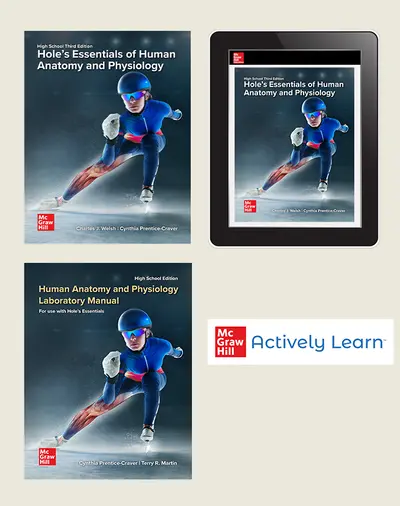 Welsh, Hole's Essentials of Human Anatomy & Physiology, 2026, 3e, Premium Student Bundle w Actively Learn Science, 1-year subscription