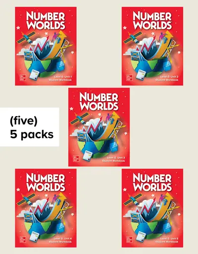 Number Worlds Level G, Workbook Package 25-pack (5 of each Unit) Number Worlds Level G, Workbook Package 25-pack (5 of each Unit)