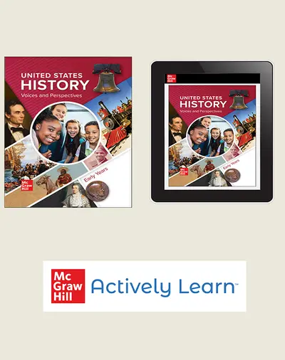 United States History: Voices and Perspectives, Early Years, Student Bundle with Actively Learn Social Studies, 1-year subscription United States History: Voices and Perspectives, Early Years, Student Bundle with Actively Learn Social Studies, 1-year subscription