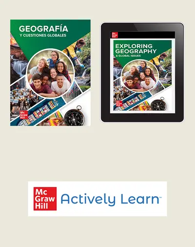 Exploring Geography and Global Issues, Spanish Student Bundle with Actively Learn Social Studies, 1-year subscription Exploring Geography and Global Issues, Spanish Student Bundle with Actively Learn Social Studies, 1-year subscription