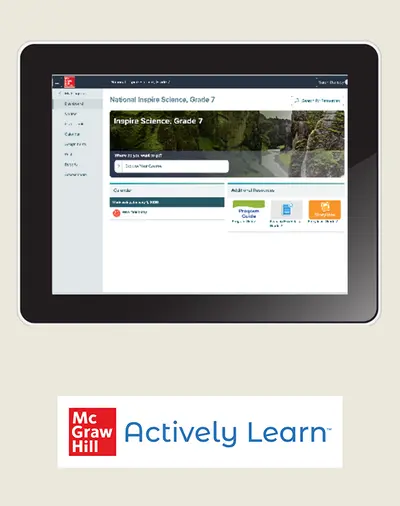 Inspire Science: Integrated Grade 7, Digital Student Bundle with Actively Learn, 1-Year Subscription Inspire Science: Integrated Grade 7, Digital Student Bundle with Actively Learn, 1-Year Subscription
