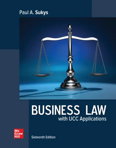 Business Law with UCC Applications 16th edition Business Law with UCC Applications