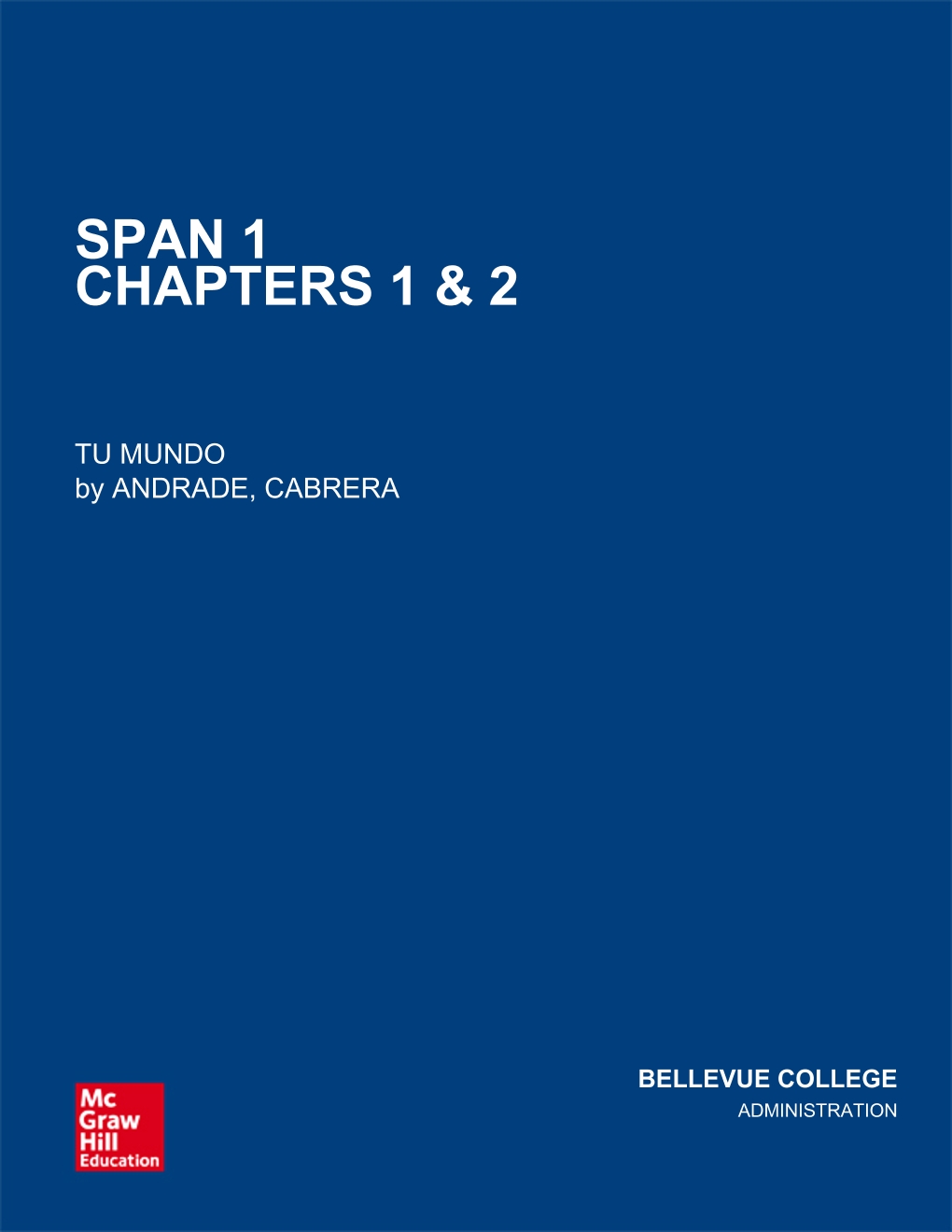 SPAN 1 cover