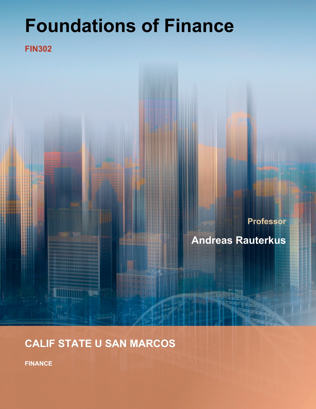 FIN302 Foundations of Finance